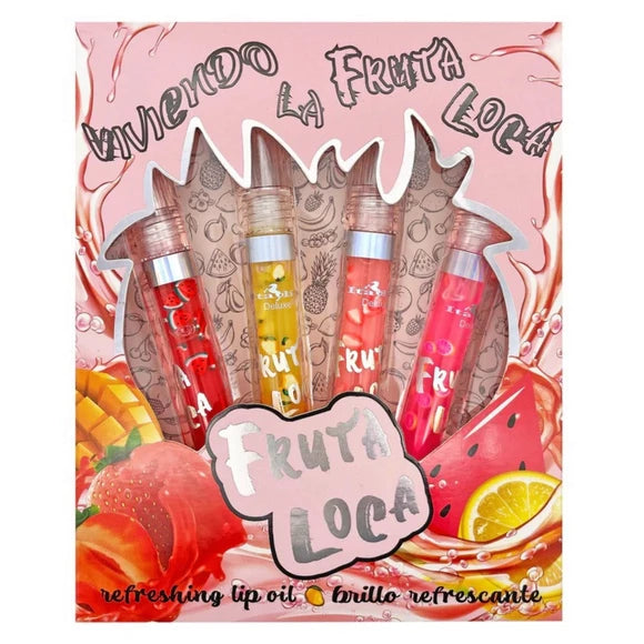 Fruta Loca 4 Piece Lip Gloss Set