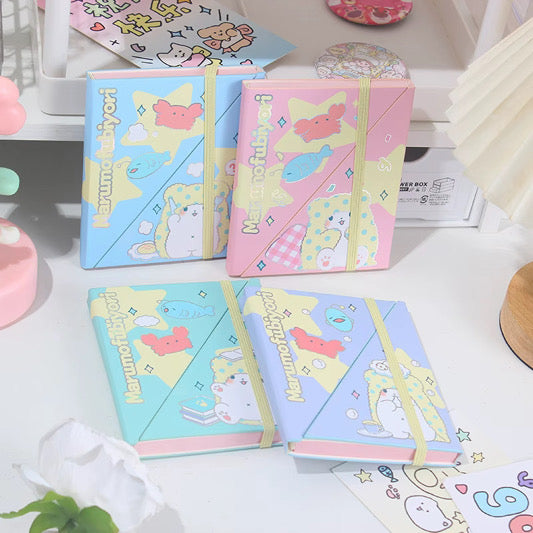 Marumofubiyori Licensed Blanket Bear Notebooks - 1 box (16 pieces a box)