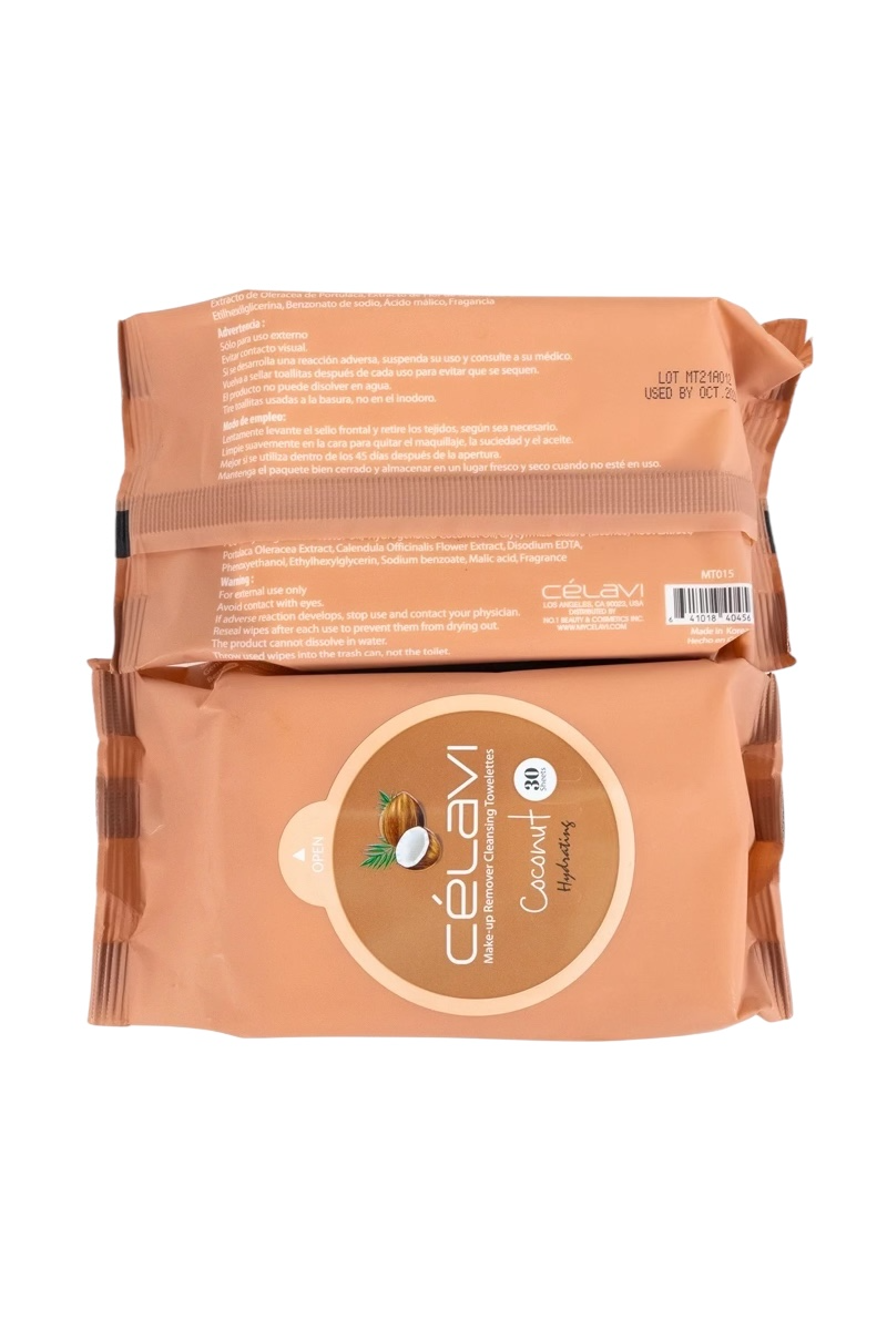 Celavi Coconut Cleansing Wipes