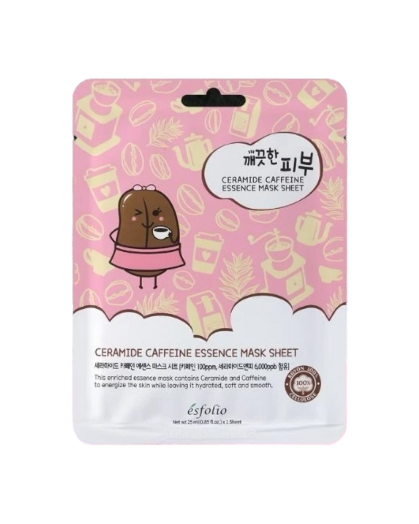 Esfolio Ceramide Caffeine Sheet Mask