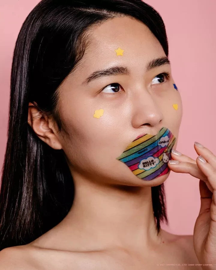 Hello Kitty hydrogel collagen lip patch mask | Strawberry