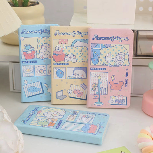 Marumofubiyori licensed Blanket Bear Notebooks - 1 box (16 pieces a box)