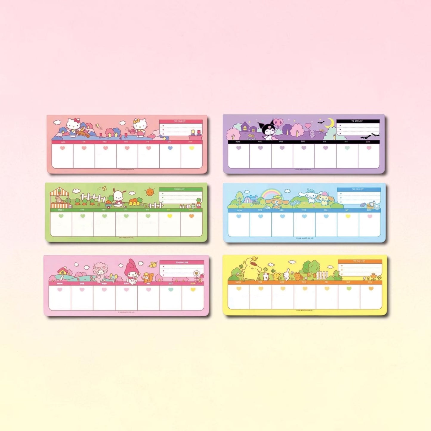11” Weekly Memo Pad
