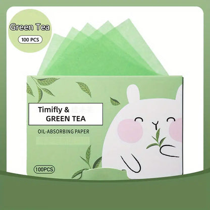 Green Tea facial blotting tissue