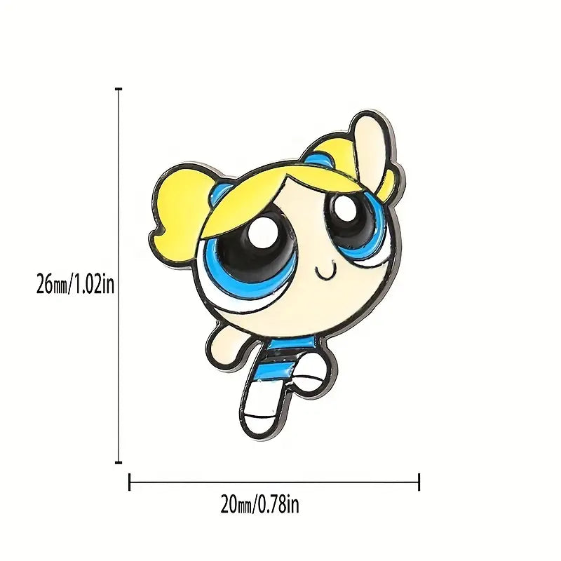 Powerpuff Girls Enamel Pins