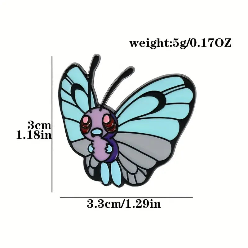 Anime Pokemon Butterfree enamel pin