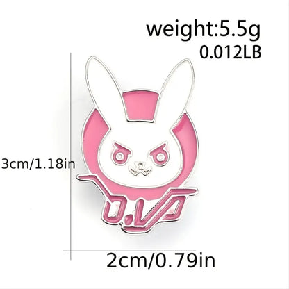 Overwatch D.Va Bunny Pin