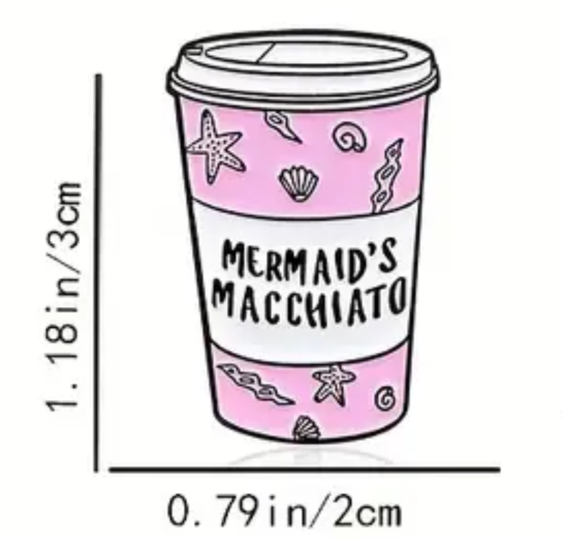 Mermaid's Macchiato Coffee Pin