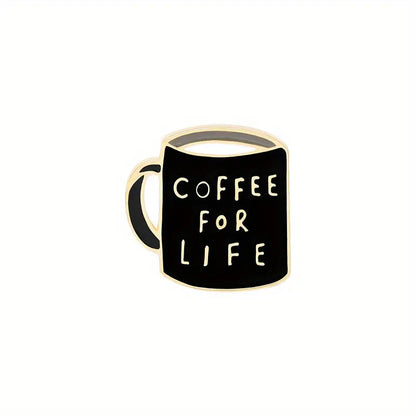 Coffee for Life Enamel Pin